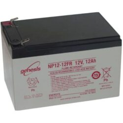 Batterie au plomb étanche 12V 12Ah boîtier gris noir bornes à cosses