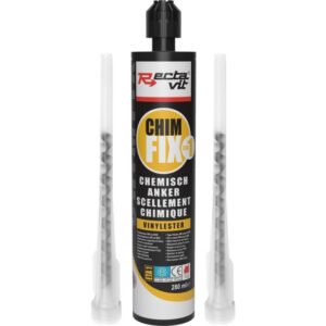 RECTAVIT - Ancrage chimique à base de vinylester - ChimFix ETA1 - 280ml - Gris foncé - 129167