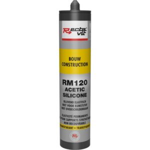RECTAVIT - Mastic de construction et vitrage - RM120 Construction - 310ml - Transparent - 113638