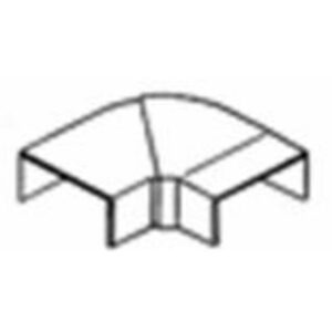 REHAU - PROFILA Goulotte d'appareillage Angle Plat 100 X 55 - 6132942