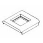 REHAU - SIGNO Montage des appareillages Support Single Modul45 RAL9010 - 6121252