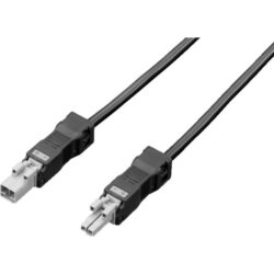 Câble de raccordement LED 24 V DC 2 pôles, configuration visible