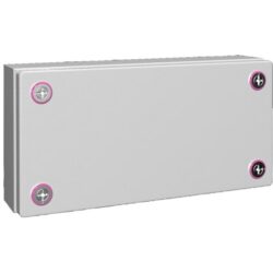 Détails visibles de Boîtier de jonction acier 300x150x80 mm avec couvercle pour Boîtes de jonction