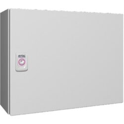Détails visibles de Coffret électrique acier avec porte 380x300x155 pour Coffrets en saillie