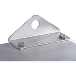 Support mural inox acier inoxydable, configuration visible