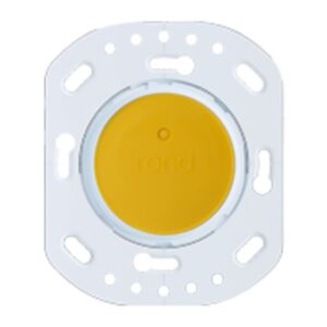 Bague à plâtre ajustable pour Unifit type E F J 4200 1000 avec centre jaune et fixation perforée