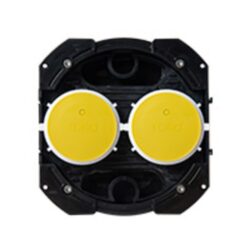 Détails visibles de Boîte d'encastrement double Easyfit pour plâtre pour Boîtes d’encastrement