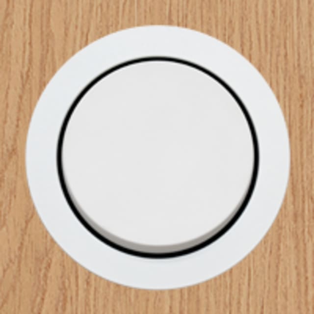 ROND - rond interrupteur unipolaire multifit small trim white alu - 8880-2335 ROND - rond interrupteur unipolaire multifit small trim white alu - 8880-2335