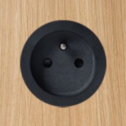 ROND - rond prise 2P+T multifit black ano - 8800-2038