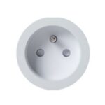 ROND - rond prise 2P+T retro/easy/back small trim basic white - 8800-2053