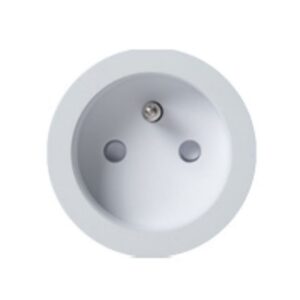 ROND - rond prise 2P+T retro/easy/back small trim basic white - 8800-2053