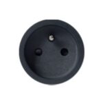 ROND - rond prise 2P+T retro/easy/back trimless basic black - 8800-2020