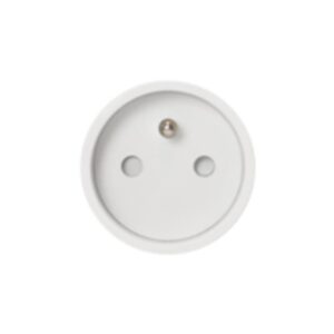 ROND - rond unifit socket Ø45 corded type E white - 4200-2002