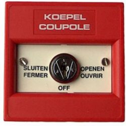 Détails visibles de Contact à clé commande prioritaire pour COMPACT PRIOR pour Accessoires détection et sécurité incendie