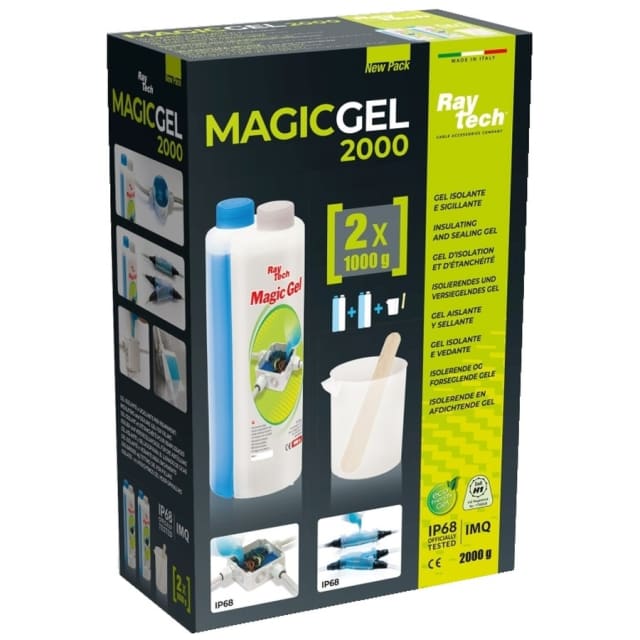 Raytech - MAGIC GEL 2000 - 2L GEL 2 COMP EN BOUTEILLE 2x1L - MAGICGEL2L Raytech - MAGIC GEL 2000 - 2L GEL 2 COMP EN BOUTEILLE 2x1L - MAGICGEL2L
