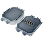 Raytech - Ready Box IP68 120 boîtes de jonction grise à 4 entrées - READYBOX