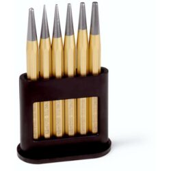 Détails visibles de Jeu de chasse-pointes acier avec support plastique R424 120 0 pour Chasse, goupille