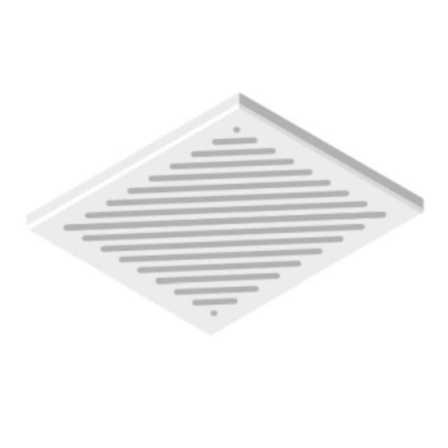 Renson - Couvercle de grille - XD25-50 DIAGONAL - 130x130 - Ø80mm - 9295 Renson - Couvercle de grille - XD25-50 DIAGONAL - 130x130 - Ø80mm - 9295