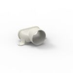 Renson - EASYFLEX Raccord droit Ø80mm Easyflex rond v. plat - 28902