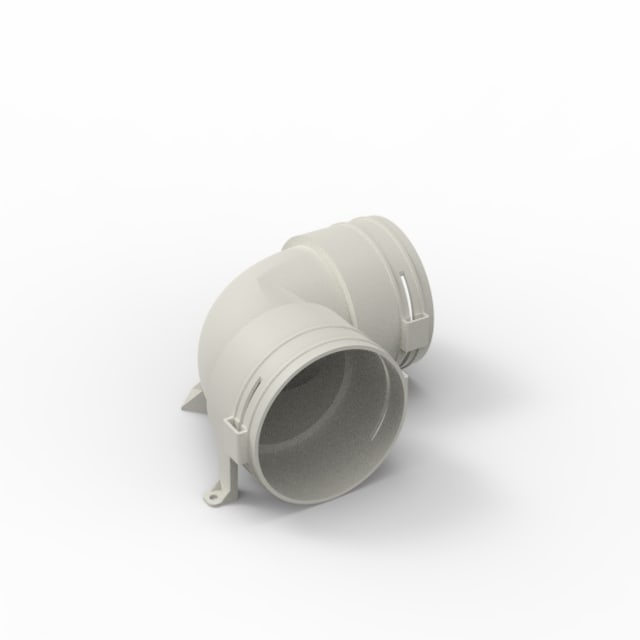 Renson - Easyflex Ø90 90° connector - 28421 Renson - Easyflex Ø90 90° connector - 28421