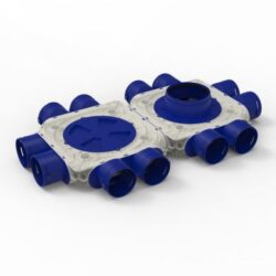 Renson - Easyflex plenum coudé Ø160 2x6xØ90 - 28911