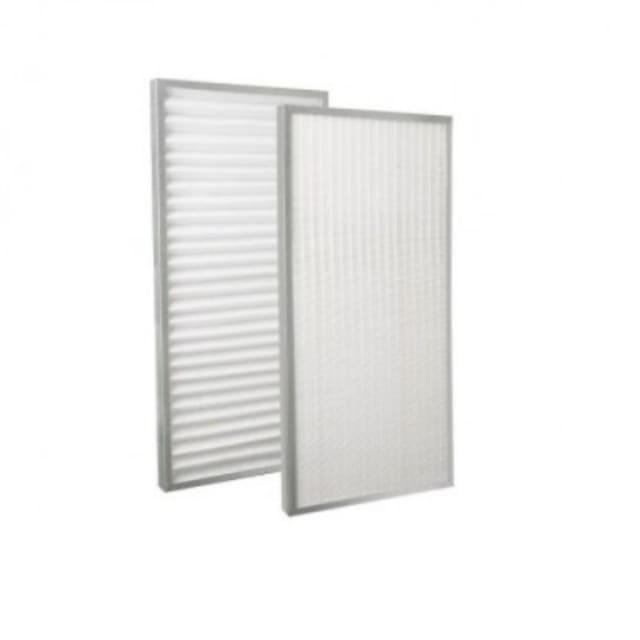 Filtre fin pollen Renson Endura Delta Filtre fin pollen rectangulaire à cadre gris pour ventilation Endura Delta