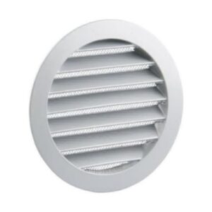 Renson - Grille 434R Ø100mm STR9005 noir - 10121