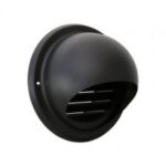 Renson - Grille d'aération RVS Ø100mm 368 noir SKIN - 17757