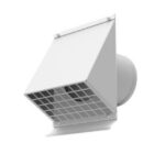 Renson - Grille de passage façade - 230x267 - Ø150 (passage d'air uniquement) - blanc - 17120