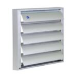 Renson - Grille de surpression 433 pour hotte - dimensions: L210xH210 - anodisé natural - 10114