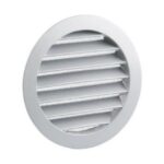 Renson - Grille estampée 434R DIY - rond - Ø125 - RAL9006 - 13461