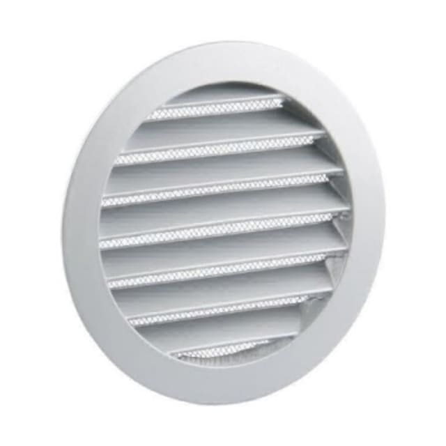 Renson - Grille estampée 434R DIY - rond - Ø125 - RAL9006 - 13461 Renson - Grille estampée 434R DIY - rond - Ø125 - RAL9006 - 13461
