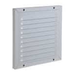 Renson - Grille estampée 437 DIY - dimensions: L150xH150 - blanc RAL9010 - 11009