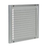 Renson - Grille estampée 437 DIY - dimensions: L200xH200 - anodisé naturel - 12000