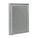 Renson - Grille estampée 437 DIY - dimensions: L200xH250 - anodisé naturel - 17784