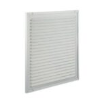 Renson - Grille estampée 437 DIY - dimensions: L300xH300 - anodisé naturel - 17106