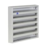 Renson - Grille murale 431 DIY - dimensions: L165xH165 - anodisé naturel - 16082