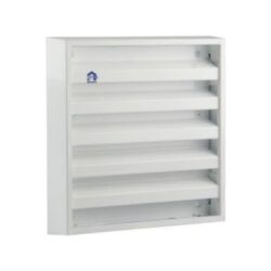 Renson - Grille murale en applique 431 - dimensions: L165xH165 - blanc RAL9010 - 13902