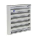 Renson - Grille murale en applique 431 - dimensions: L325xH325 - ardoisé natural - 11932