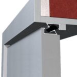 Renson - Grille porte discret - Invisido - largeur: 830mm - blanc RAL9010 - 8324