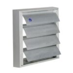 Renson - Grille surpression 433 pour hotte DIY - dimensions: L210xH210 - anodisé natural - 16091