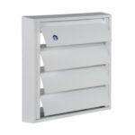 Renson - Grille surpression 433 pour hotte DIY - dimensions: L210xH210 - blanc RAL9010 - 16236