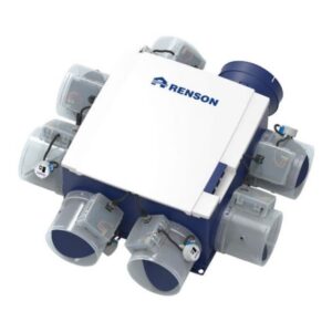 Kit de ventilation central avec capteur CO2 intégré et raccords circulaires multiples