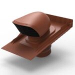 Renson - Passage toiture Design XL - Ø180/200 - terra cotta - pour toitures tuile - 10917