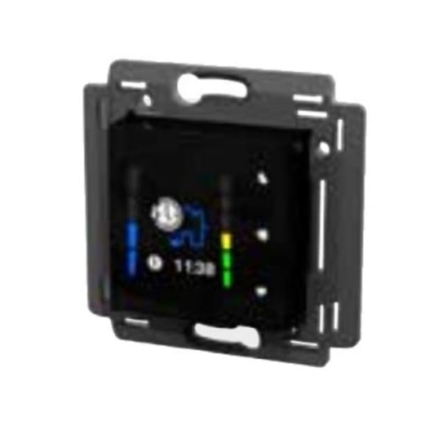 Renson TouchDisplay Cube capteur CO2 Écran tactile carré noir encastrable avec affichage température et niveau CO2