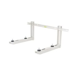 Détails visibles de Support mural prémonté avec niveau 800x450 mm 120 kg pour Supports pour pompe à chaleur