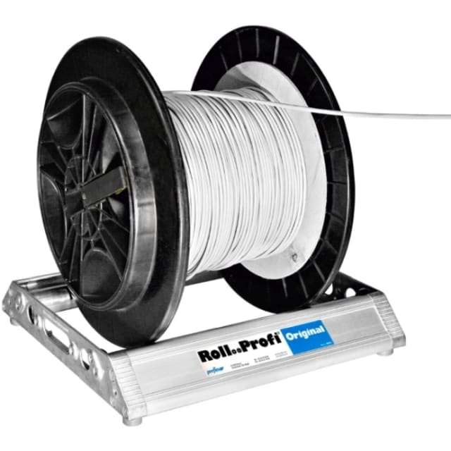 Dérouleur de touret Roll.Profi Original Dérouleur de touret en aluminium avec bobine de câble 52 cm capacité 140 kg
