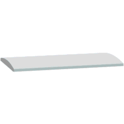SAREL - Auvent polyester pour boîtier PLA l 750 x P 420 mm - NSYTJPLA74G