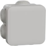 SAREL - BOÎTIER Mureva - boîte de dérivation - 7 passe-fils Ø 20 - 65x65x45 mm - ENN05032