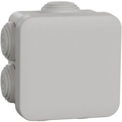 SAREL - BOÎTIER Mureva - boîte de dérivation - 7 passe-fils Ø 20 - 65x65x45 mm - ENN05032